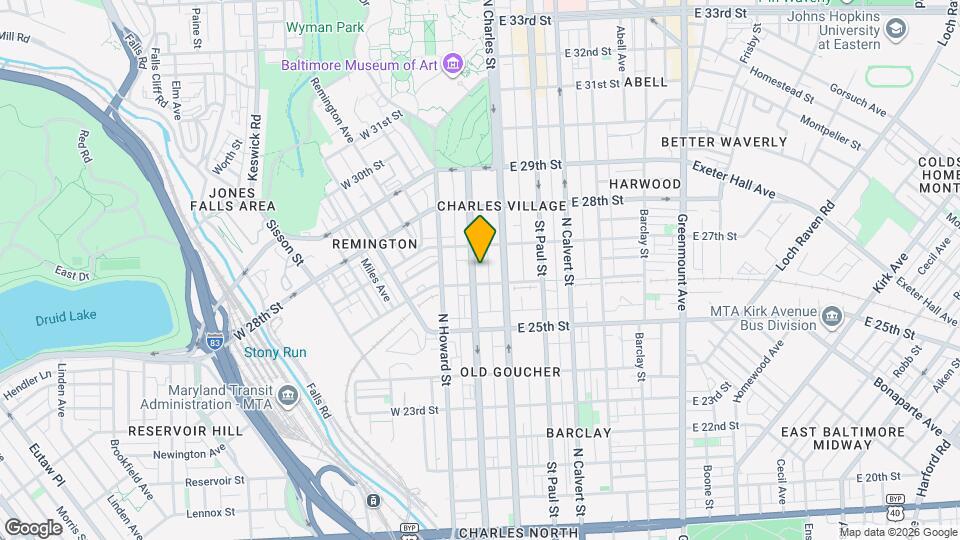 2621 Maryland Ave Map and Location Details