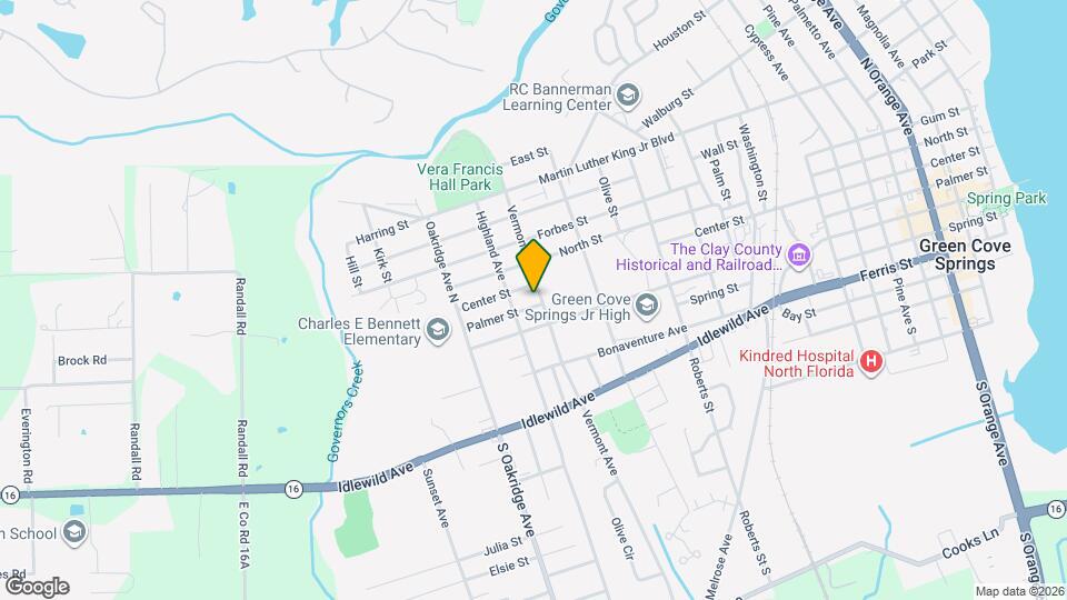 1406 Palmer St Map and Location Details