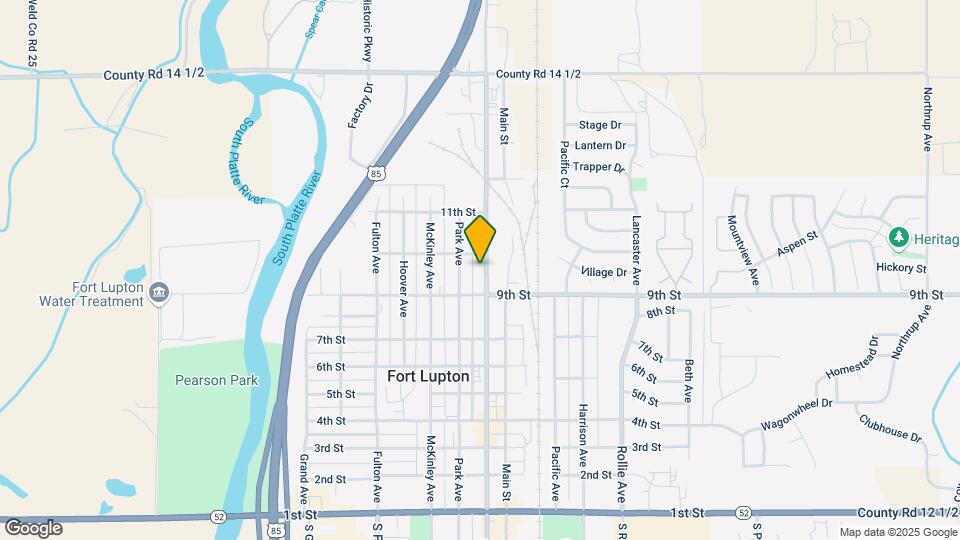 North Denver Ave Apartments Map and Location Details