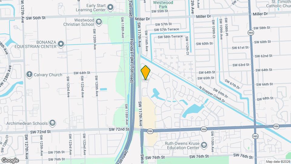 6517 SW 116th Pl Map and Location Details