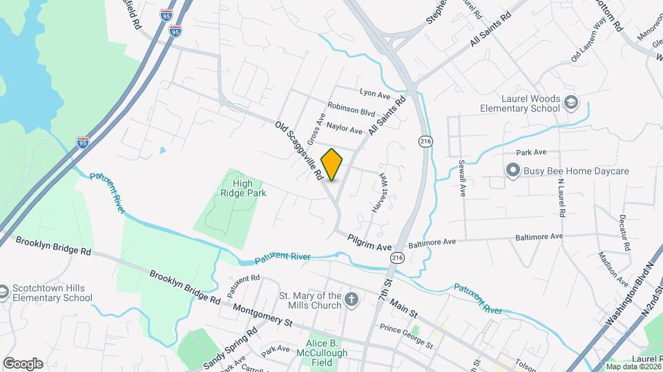 9329 Old Scaggsville Rd Map and Location Details