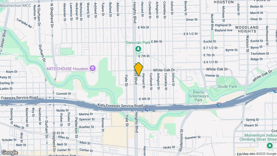 524 Heights Blvd-Unit -2 Map and Location Details