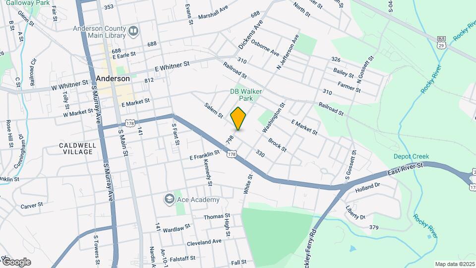 701 Elizabeth St Map and Location Details