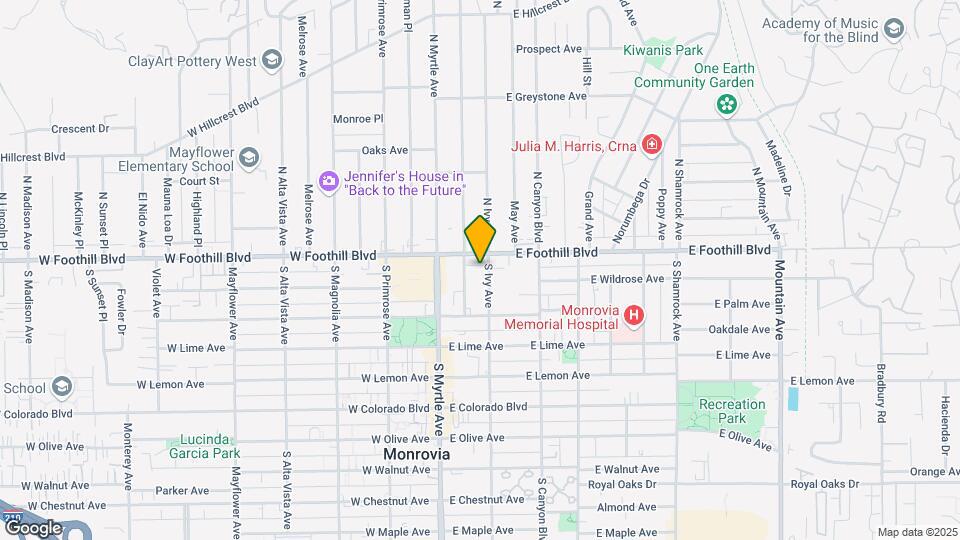 117 S Ivy Ave Map and Location Details