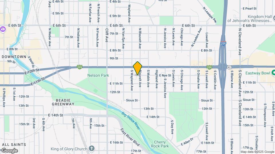 2 Bedroom 1 Bath Duplex Map and Location Details