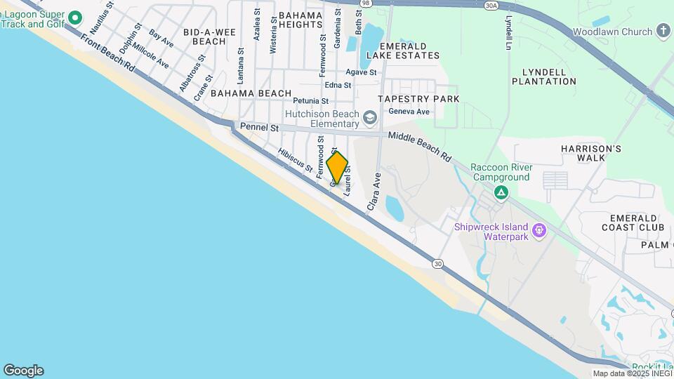 Bahama Beach Villas Condo Mapa y Detalles de la Ubicación