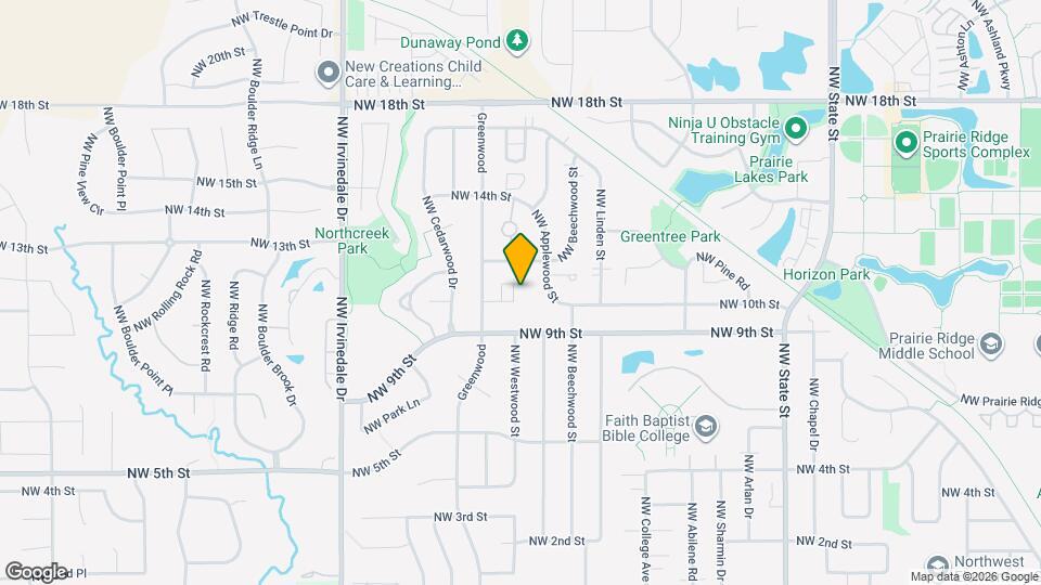 1051 NW Greenwood St Mapa y Detalles de la Ubicación