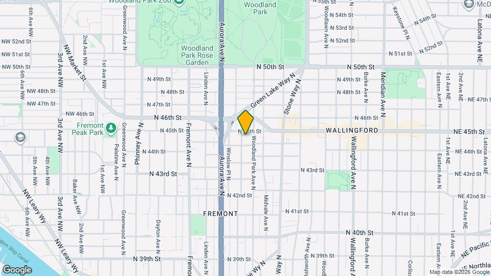 4462 Whitman Ave N Map and Location Details