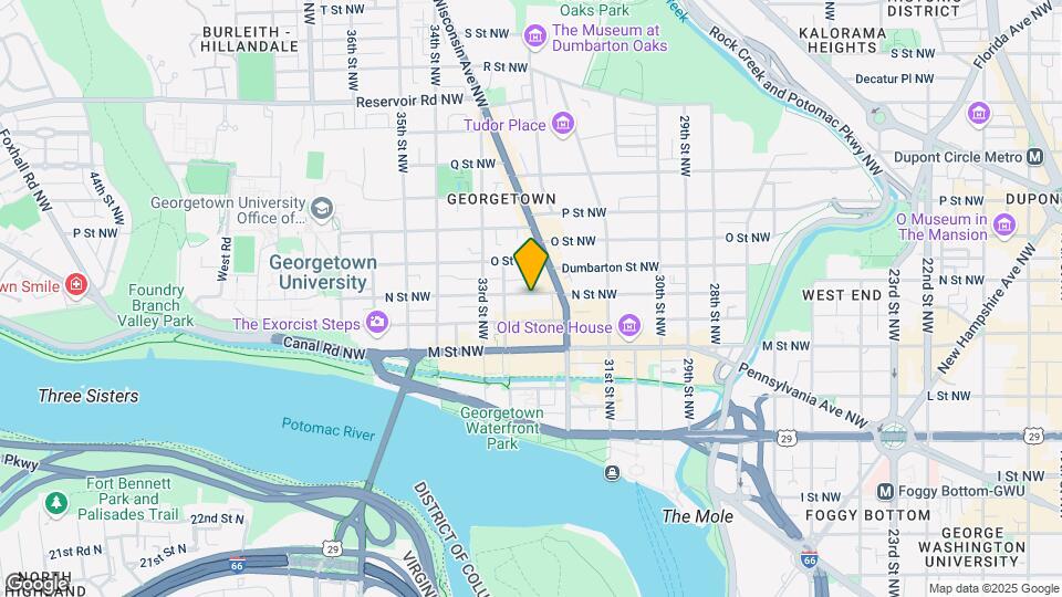 3226 N St NW Mapa y Detalles de la Ubicación