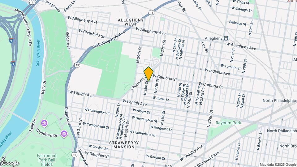 2823 N 28th St Map and Location Details