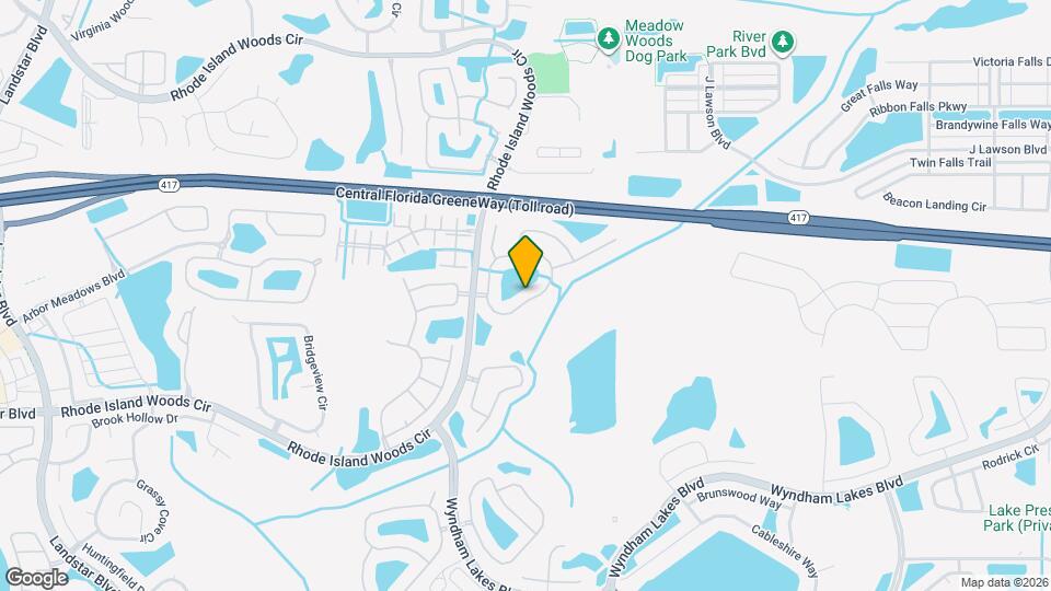 1819 Meadow Pond Way Map and Location Details