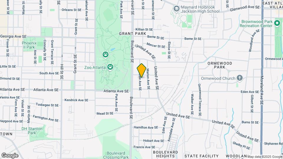 840 Rosedale Ave Map and Location Details