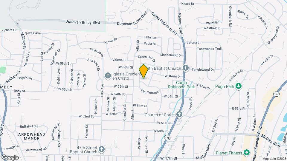 5612 Crescent Dr Map and Location Details