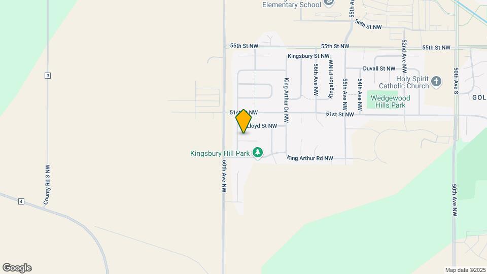 5933 Crown Ln NW Map and Location Details