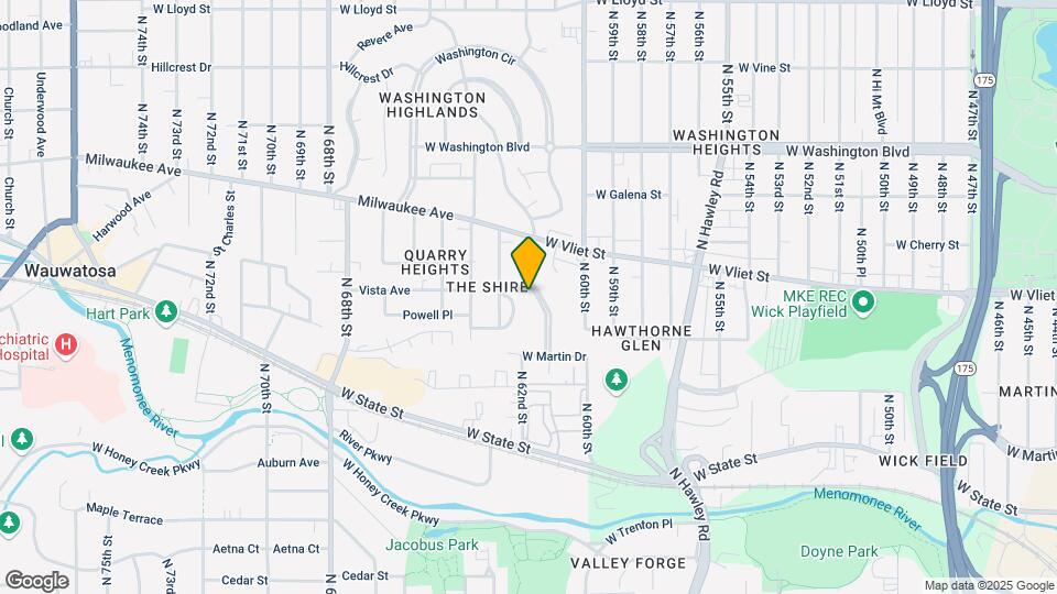 1331 Martha Washington Dr, Unit 1331 Martha Washington LL Map and Location Details