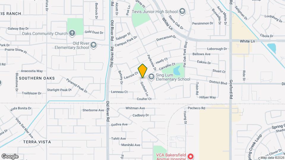 4500 Gorbett Ln Map and Location Details