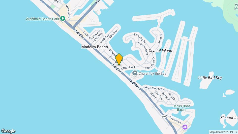 14001 Gulf Blvd Map and Location Details