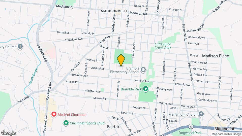 4345 Watterson St Map and Location Details