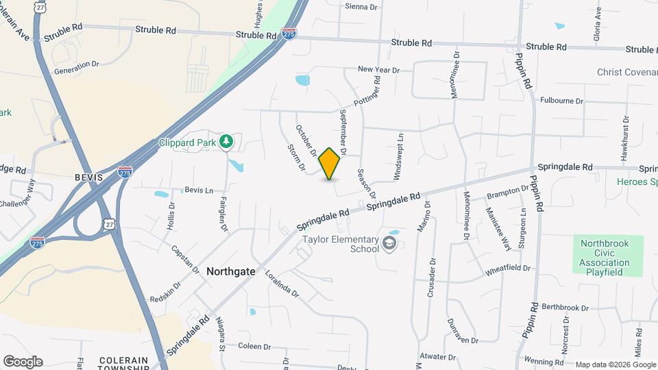 10038 Windswept Ln Map and Location Details