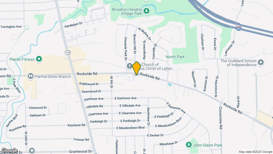 5845 Crescent Ridge Dr Map and Location Details