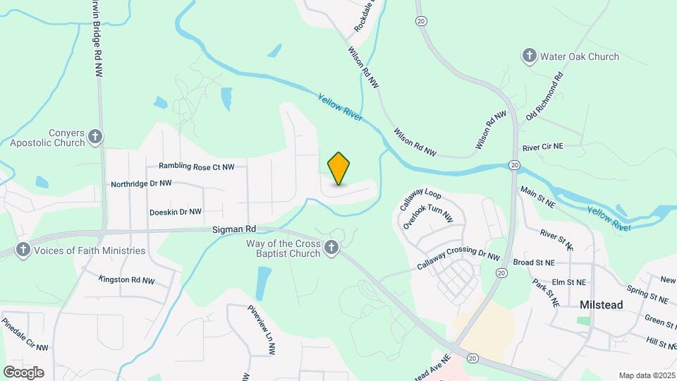 608 Upland Ridge Dr NW Map and Location Details