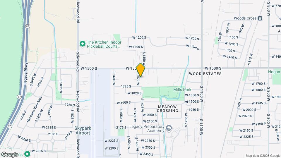 1637 S 1470 W Map and Location Details
