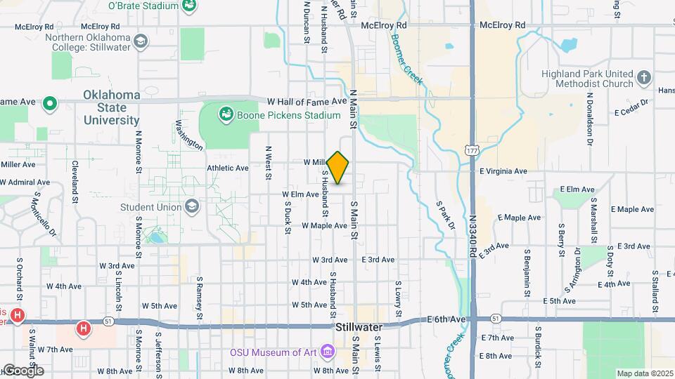 118 W Elm Ave Map and Location Details