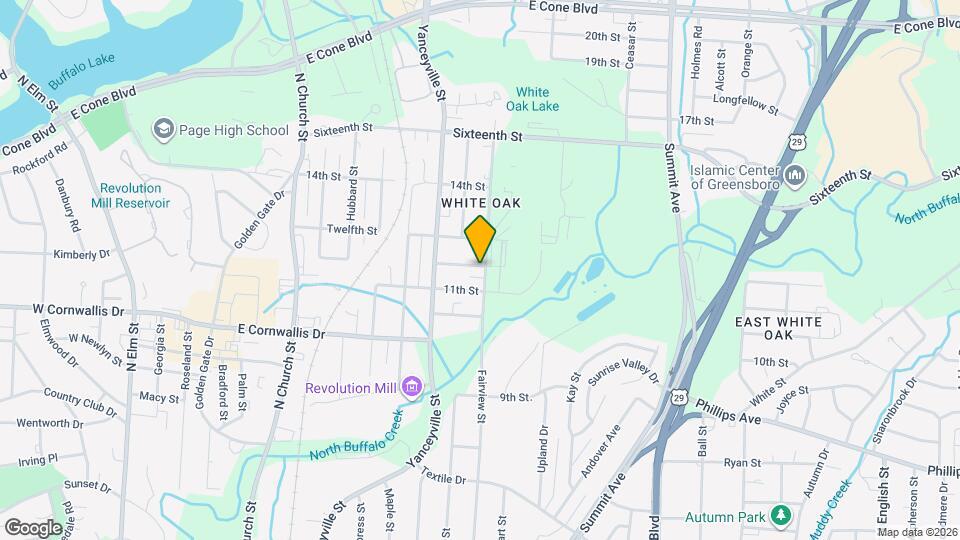 1214 Gordon St Map and Location Details