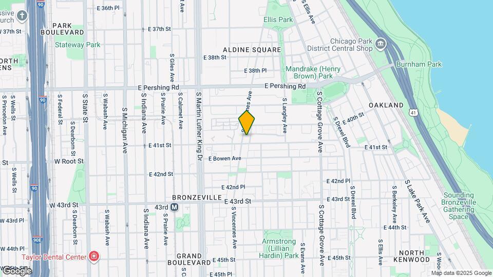 4027 S Vincennes Ave Mapa y Detalles de la Ubicación
