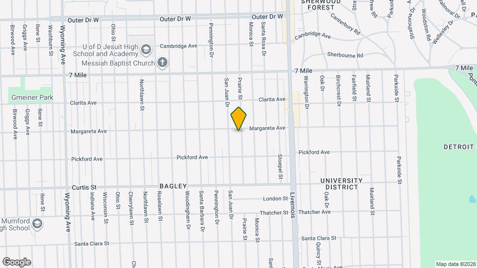 18503 Prairie St Mapa y Detalles de la Ubicación