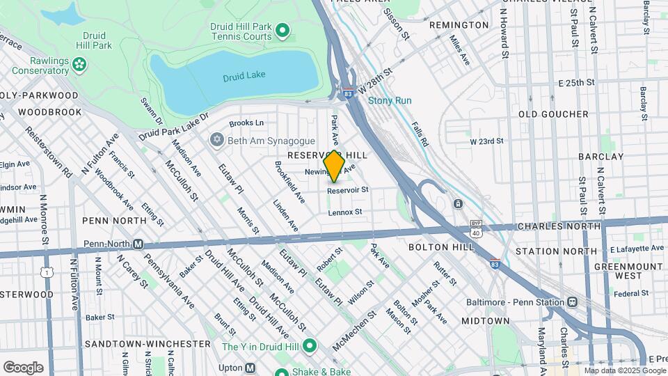 750 Reservoir St Map and Location Details