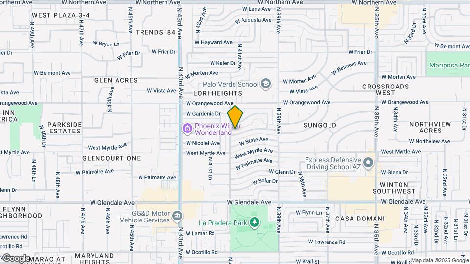 4046 W Northview Ave Map and Location Details