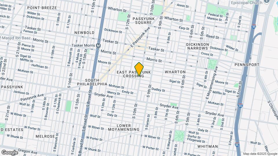 1836 S 10th St Map and Location Details