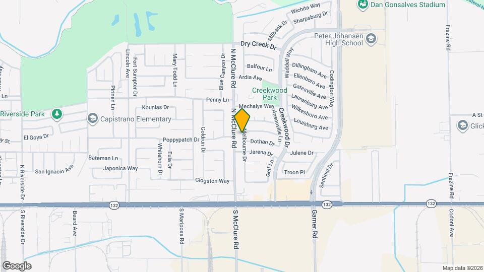 325 Melbourne Dr Map and Location Details