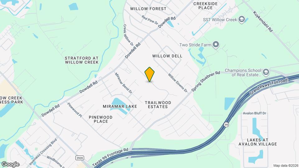 22803 Trailwood Ln Map and Location Details