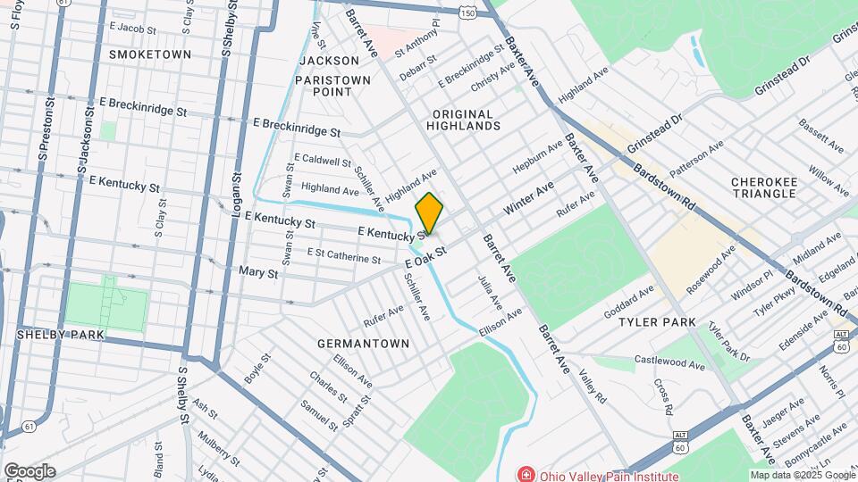 1142 E Kentucky St Map and Location Details