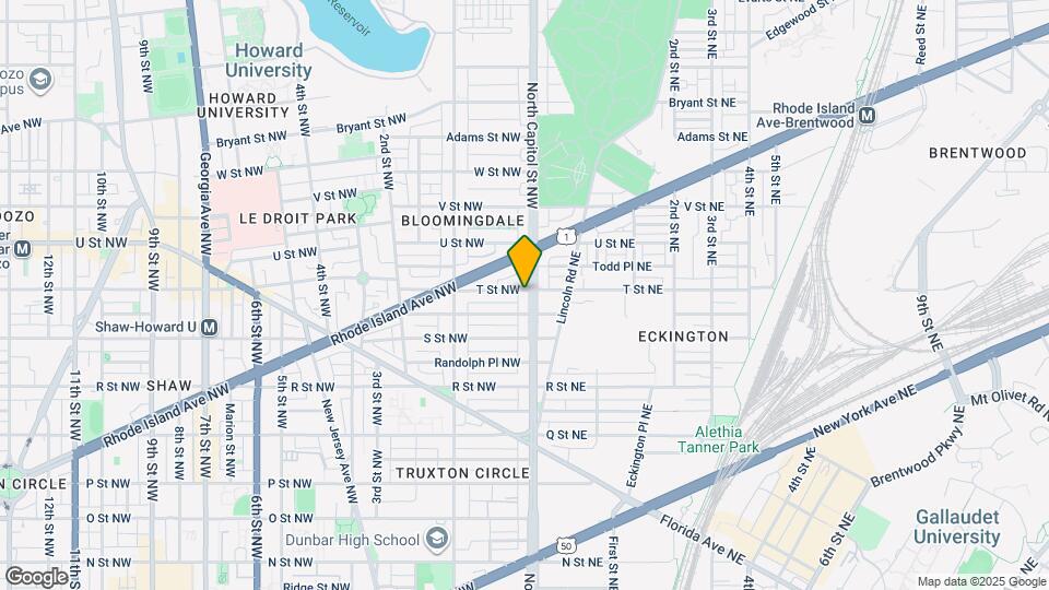 1842 North Capitol St NW Map and Location Details