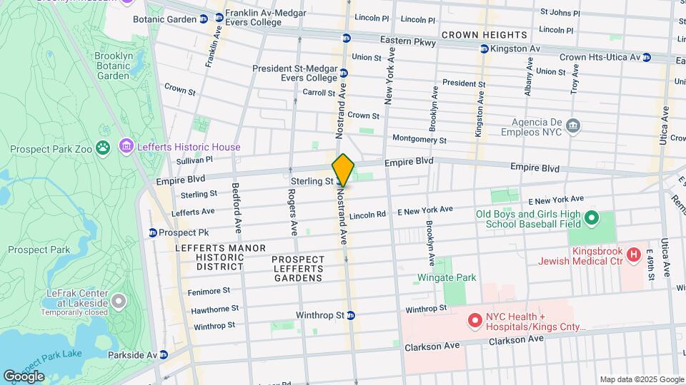1033-1051 Nostrand Ave Map and Location Details