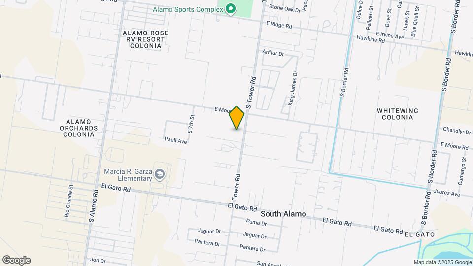 1119 S Tower Rd Map and Location Details