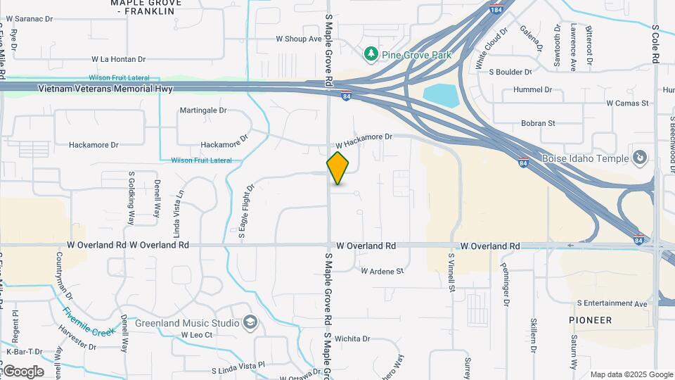 8880 W Candleston Ln Map and Location Details