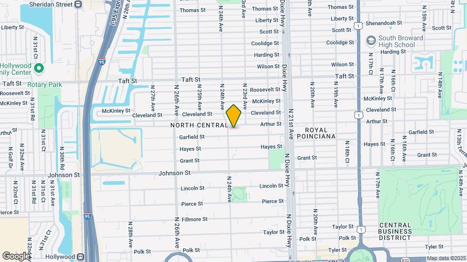 2325 Garfield St Map and Location Details