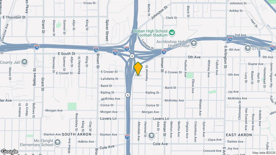 691 Lafollette St Map and Location Details