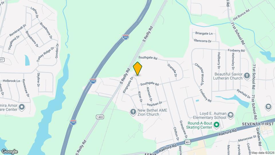 6916 Kizer Dr Map and Location Details