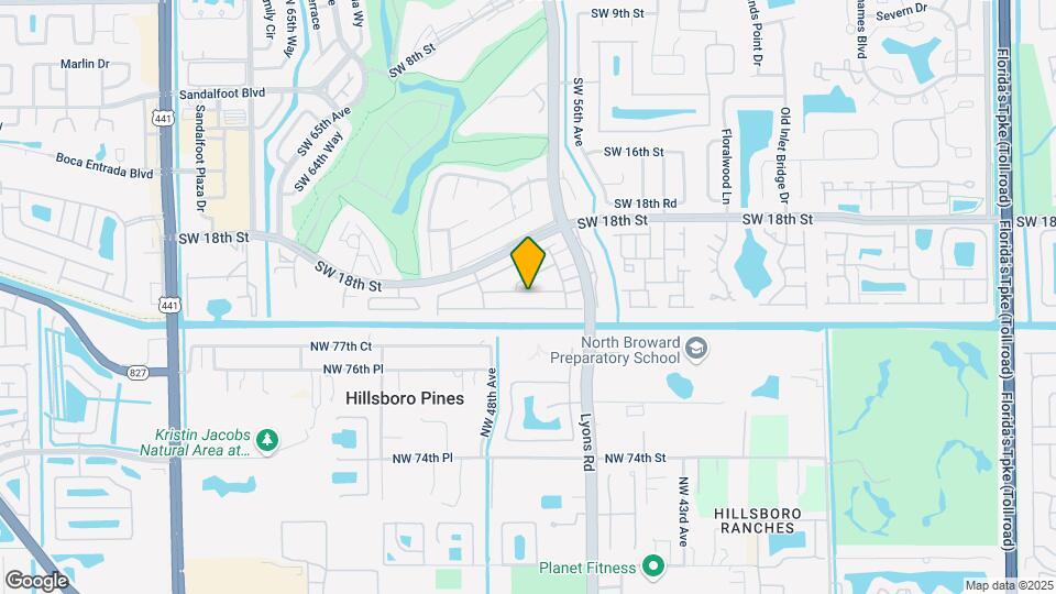 9112 SW 21st Ct Map and Location Details