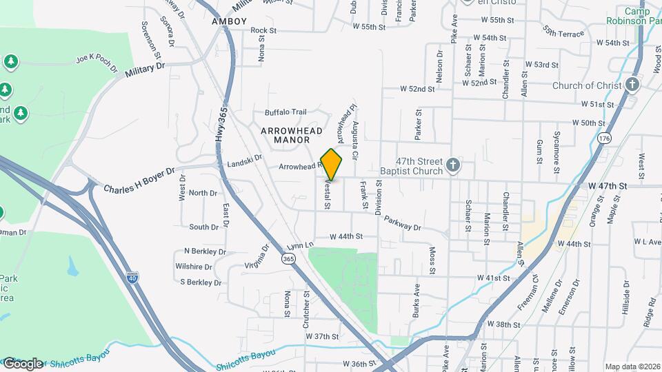 4602 Vestal St Map and Location Details