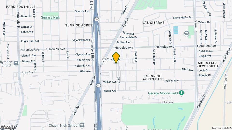 4526 Titanic Ave Map and Location Details