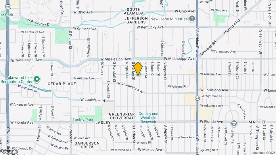 1207 S Gray St Map and Location Details