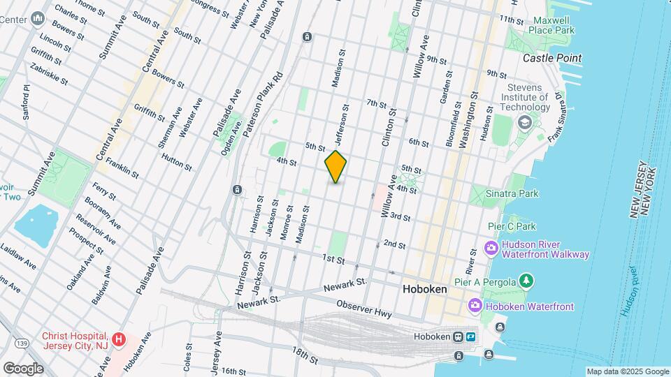 300 Adams St, Unit 502 Map and Location Details