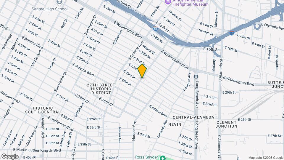 1403 E 23rd St Map and Location Details
