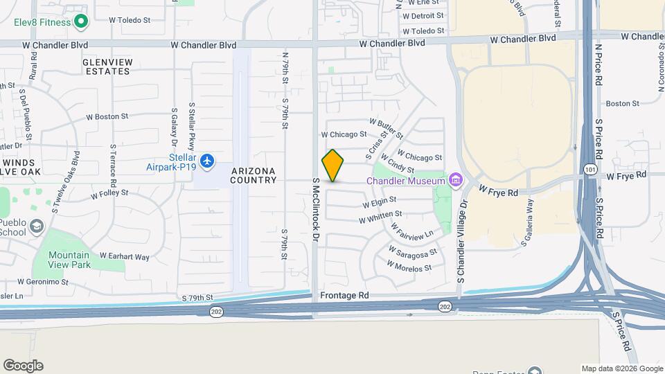 3864 W Folley St Mapa y Detalles de la Ubicación